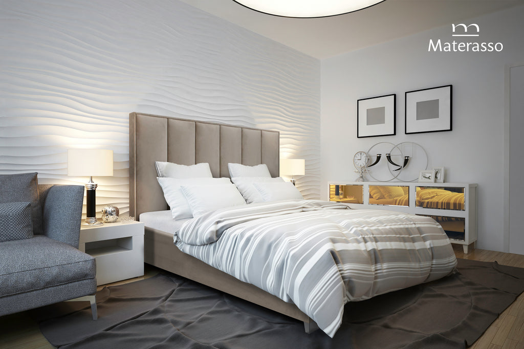 Łóżko Tapicerowane Vertical