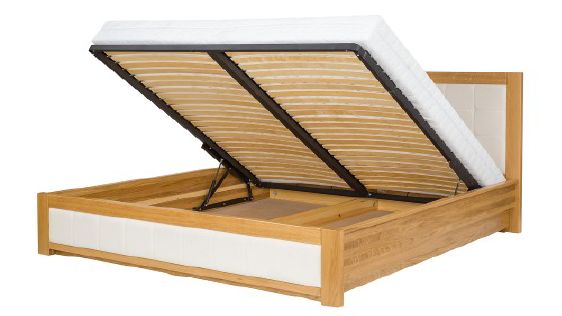 Łóżko Bukowe LK100 (pojemnik)
