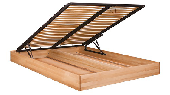 Łóżko Bukowe LK176 (Skrzynia)